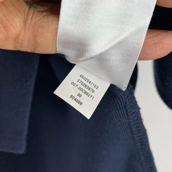 Chico's Women’s Navy 3/4 Sleeve Scoop Neck Tunic Top - Picture 6 of 8